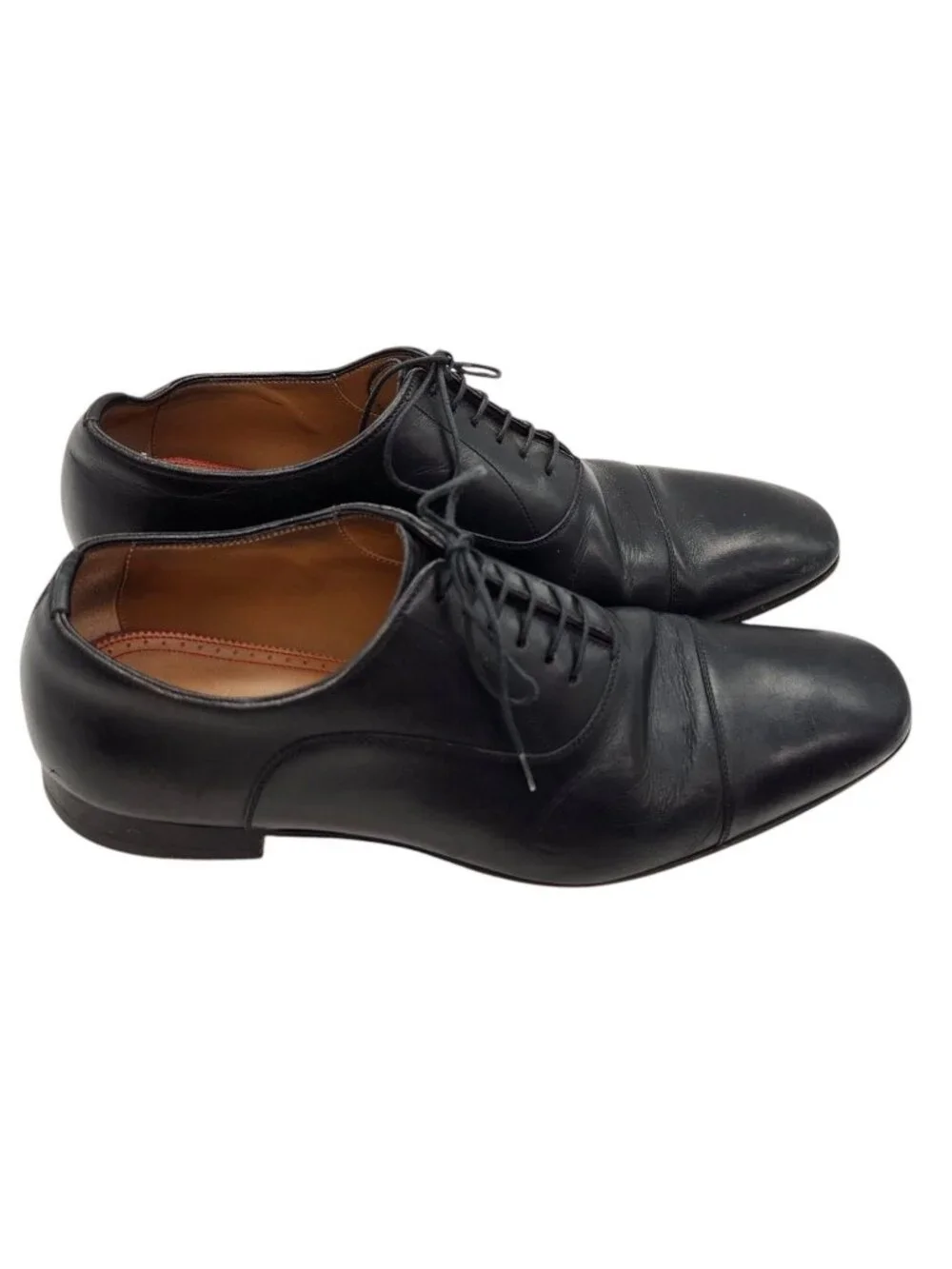Christian Louboutin Greggo Oxford Lace Up Dress Shoes 40.5 7.5 Flat Calf Leather